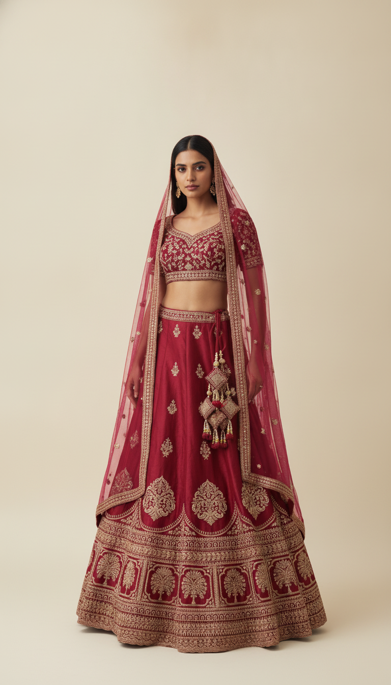 LEHENGAS LADIES 2 DUPATTA